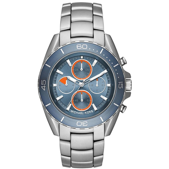 Michael Kors Men's Jet Master Blue Dial Watch - MK8484