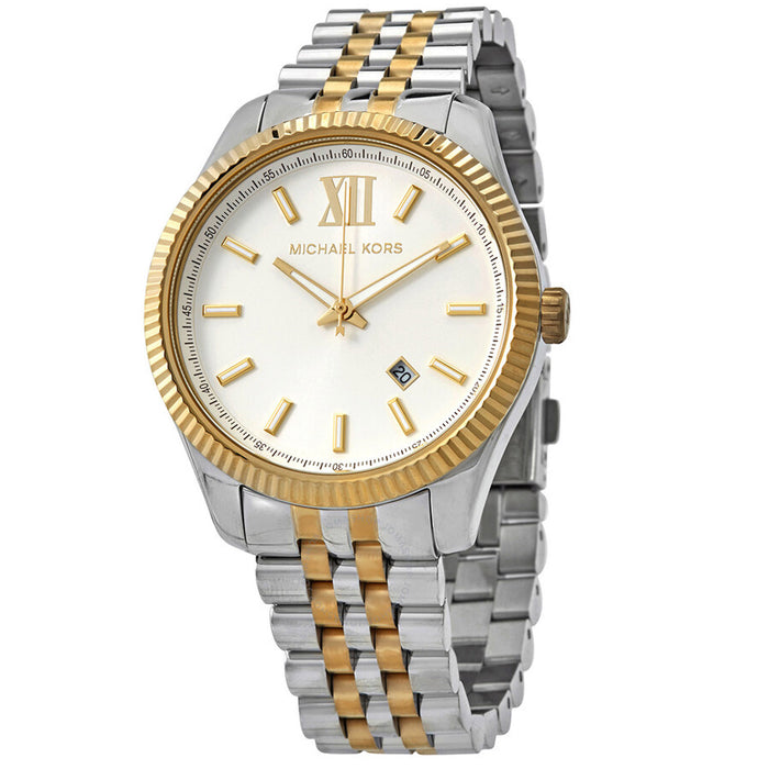Michael Kors Women's Lexington White Dial Watch - MK8752