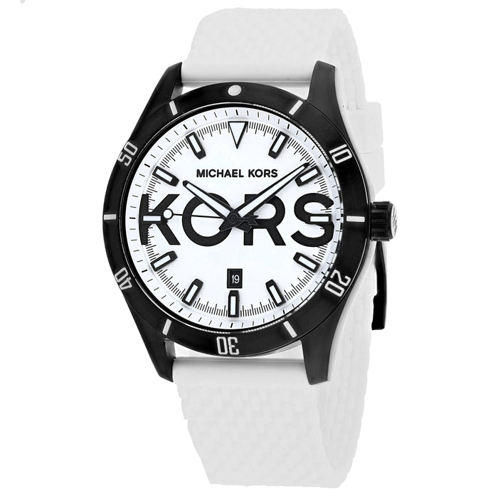 Michael Kors Men's Classicv White Dial Watch - MK8893