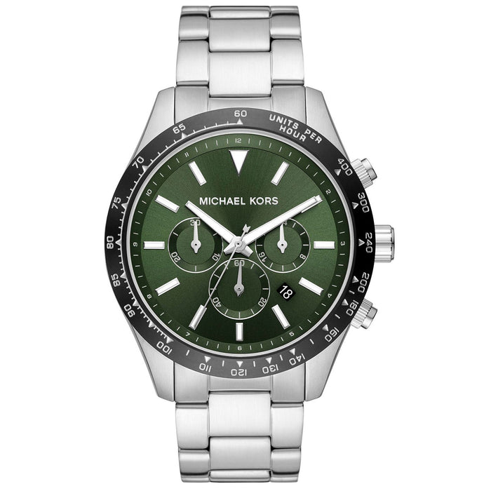 Michael Kors Men's Layton Green Dial Watch - MK8912