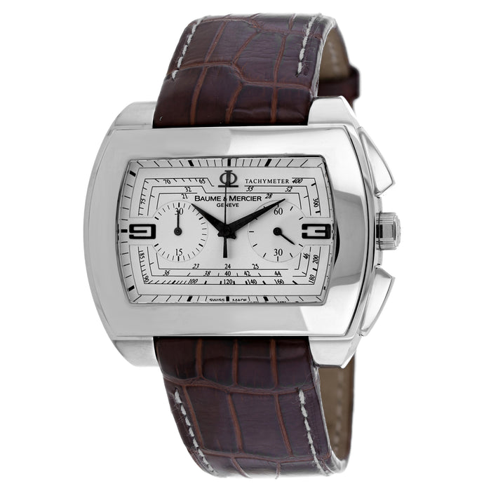 Baume & Mercier Men's Hampton Silver Dial Watch - MOA08344