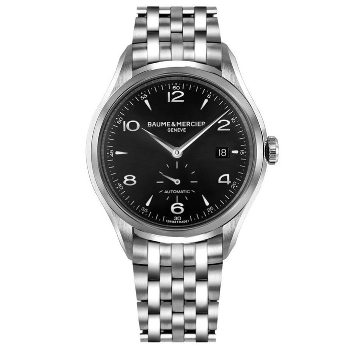 Baume & Mercier Men's Clifton Black Dial Watch - MOA10100