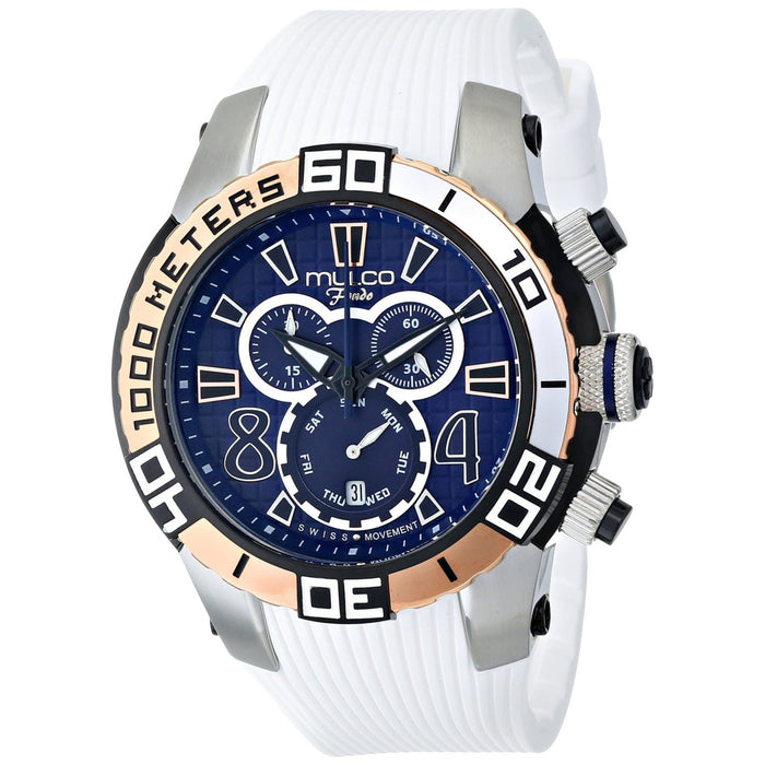 Mulco Women's Fondo wheel Blue Dial Watch - MW1-74197-014