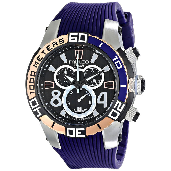 Mulco Women's Fondo wheel Black Dial Watch - MW1-74197-044