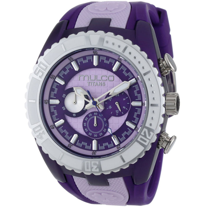 Mulco Men's Titans Wave Purple dial Dial Watch - MW5-1836-051