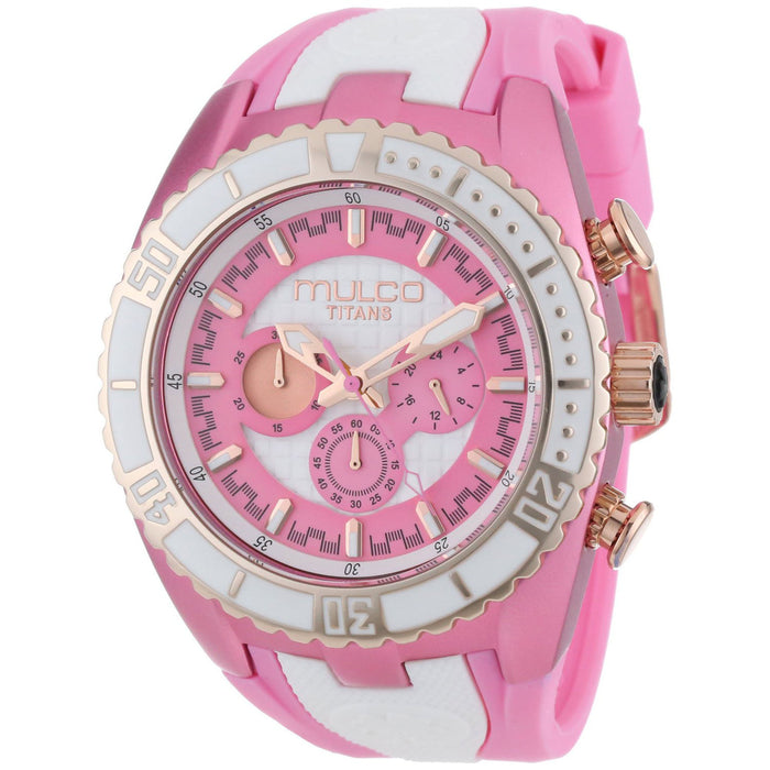 Mulco Women's Titans Wave Pink Dial Watch - MW5-1836-083