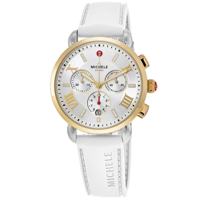 Michele Women's Sport Sail Silver Dial Watch - MWW01P000017