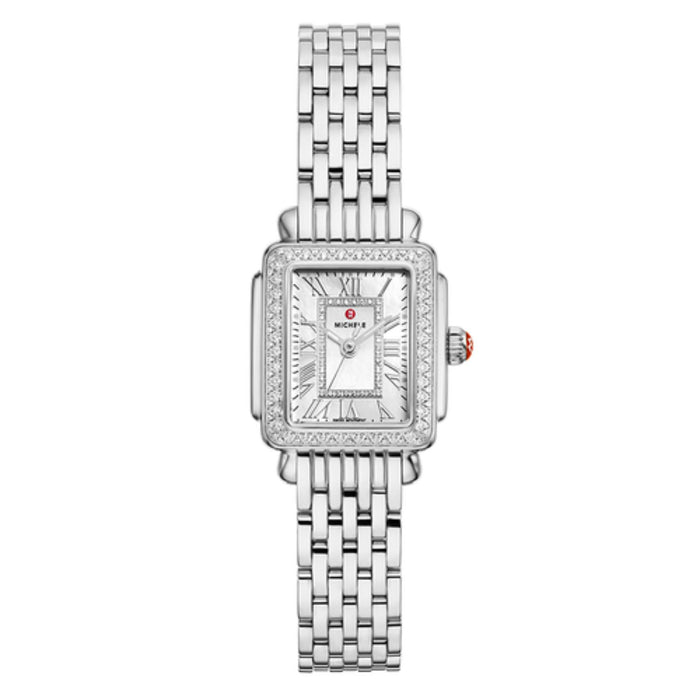 Michele Deco Women's Madison Silver Dial Watch - MWW06D000171