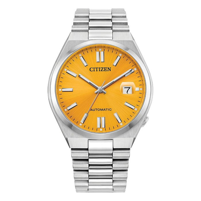 Citizen Men's Tsuyosa Orange Dial Watch - NJ0150-56Z