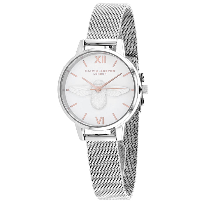 Olivia Burton Women's White Dial Watch - OB16AM146