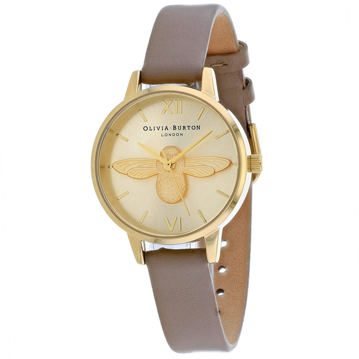 Olivia Burton Women's Gold Dial Watch - OB16AM150