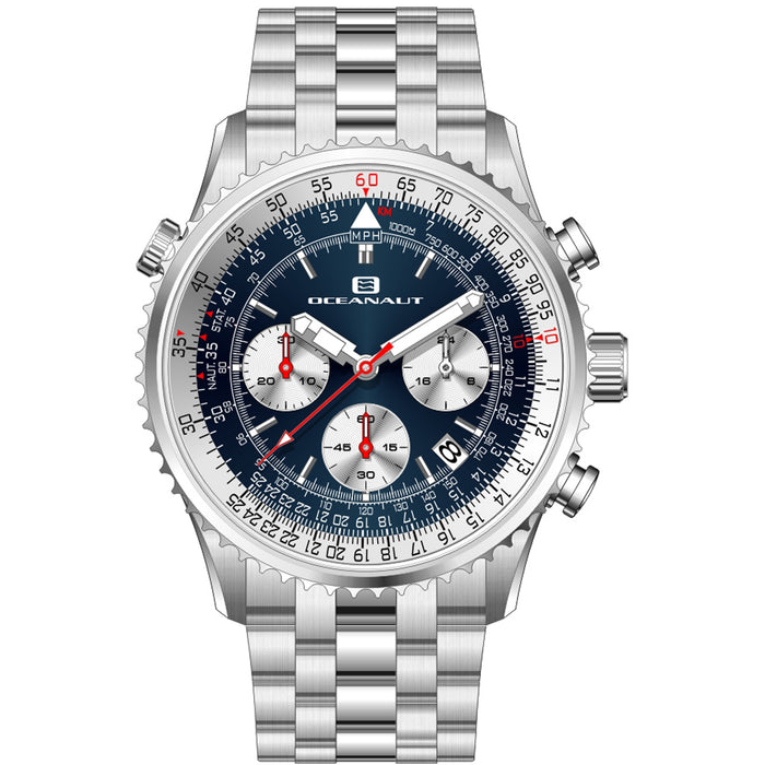 Oceanaut Men's Flight Blue Dial Watch - OC0122