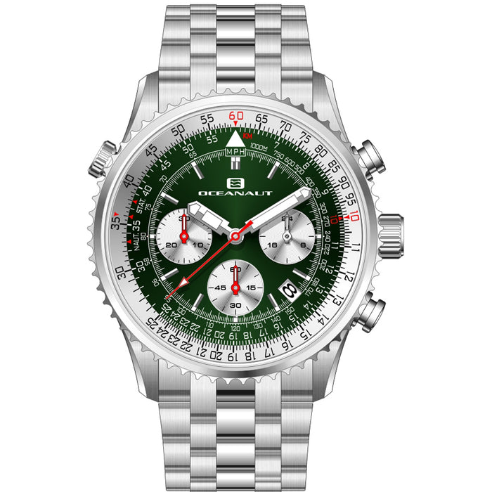 Oceanaut Men's Flight Green Dial Watch - OC0123