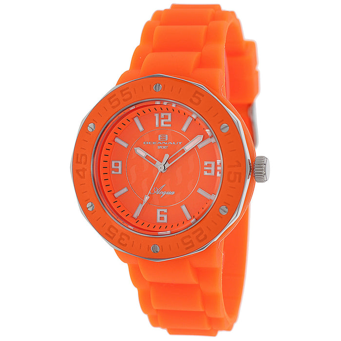 Oceanaut Women's Acqua Orange Dial Watch - OC0211