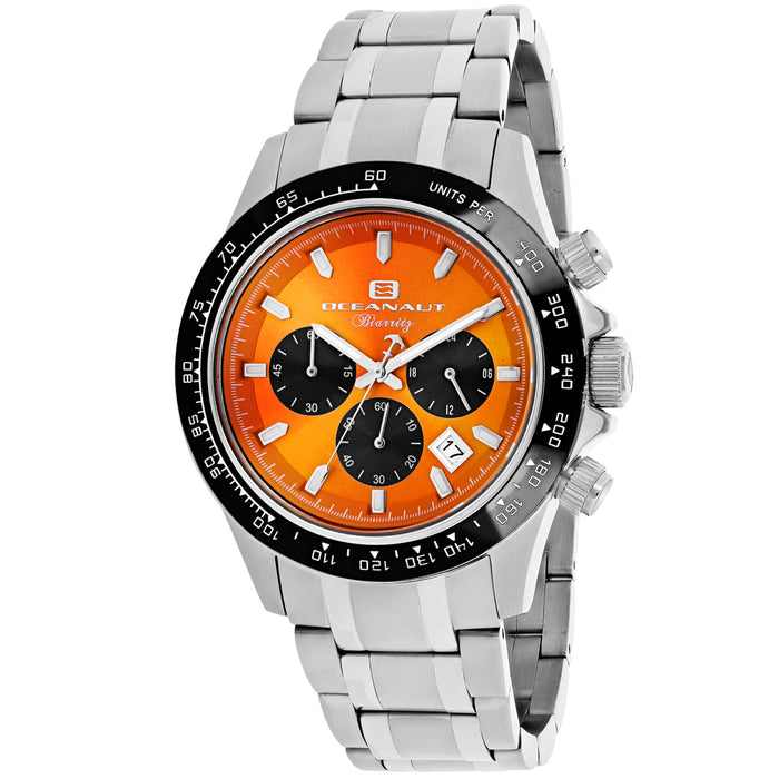 Oceanaut Men's Biarritz Orange Dial Watch - OC6120