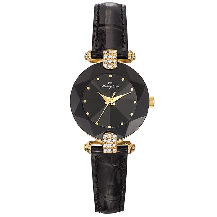 Mathey Tissot Women's Pyramide Black Dial Watch - P310F