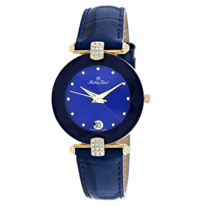 Mathey Tissot Women's Pyramide Blue Dial Watch - P315M