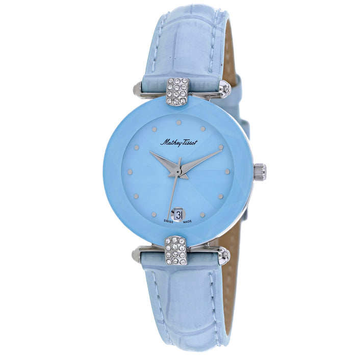 Mathey Tissot Women's Pyramide Blue Dial Watch - P318F