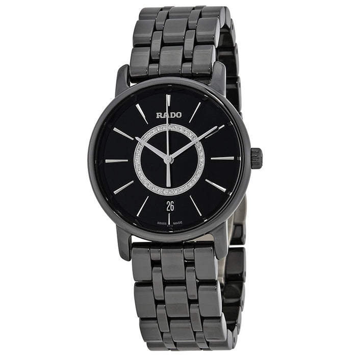 Rado Women's DiaMaster Black Dial Watch - R14063737