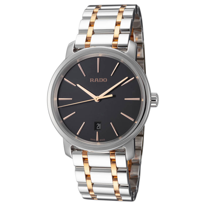 Rado Men's DiaMaster Black Dial Watch - R14078163