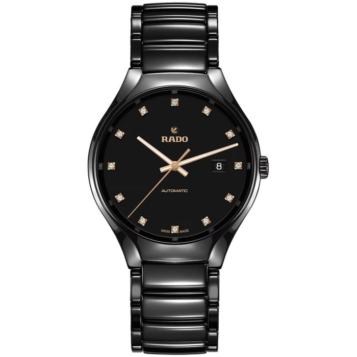 Rado Men's True  Black Dial Watch - R27056732