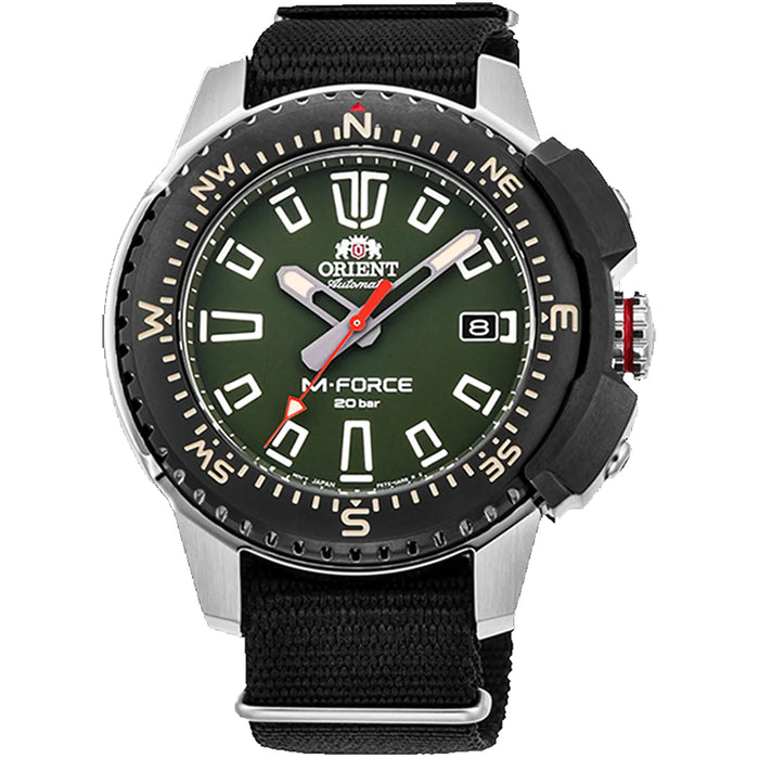 Orient Men's M-Force Green Dial Watch - RA-AC0N03E10B