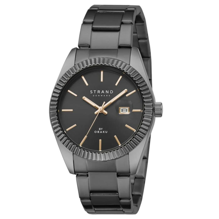 Obaku Women's Wellington Black Dial Watch - S721LDBBSB-DS