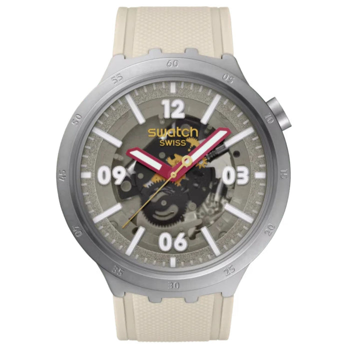 Swatch Men's Big Bold Irony Beige Dial Watch - SB07S125