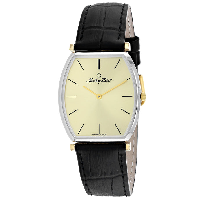 Mathey Tissot Women's Mytique Gold Dial Watch - SB100HBI