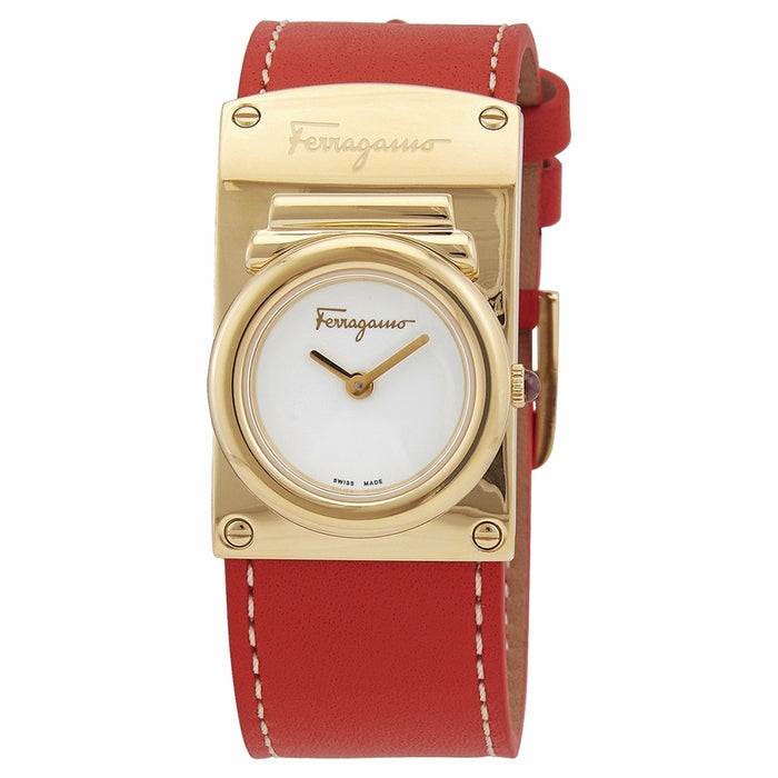 Salvatore Ferragamo Women's Boxyz White Dial Watch - SFHS00420