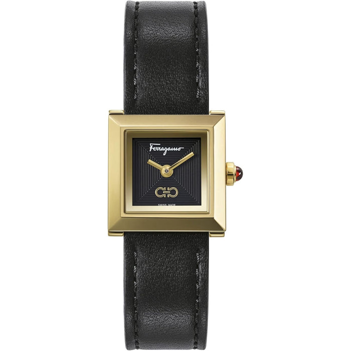 Salvatore Ferragamo Women's Square Black Dial Watch - SFYC00321