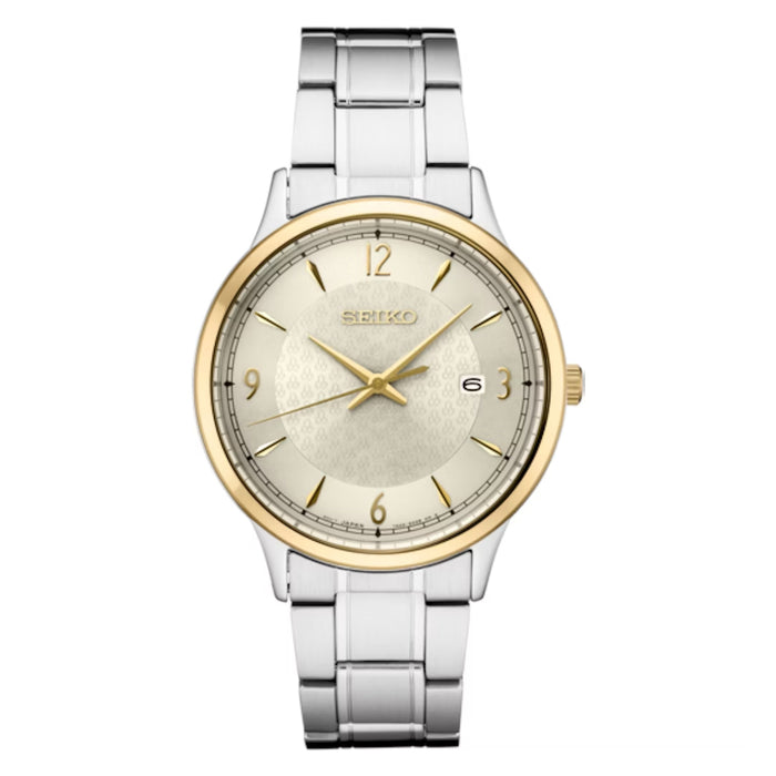 Seiko Men's Essentials Champagne Dial Watch - SGEH92