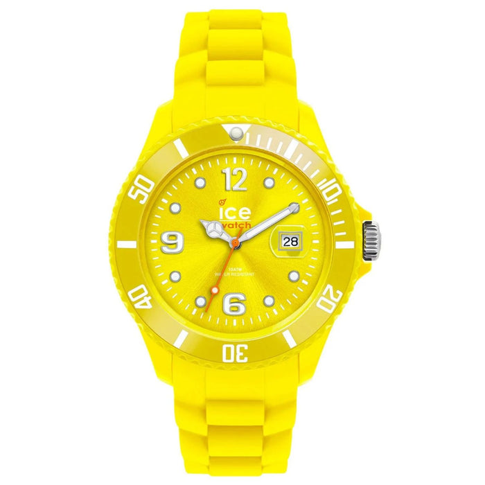 Ice watch Men's Sili Yellow Dial Watch - SI.YW.B.S.09