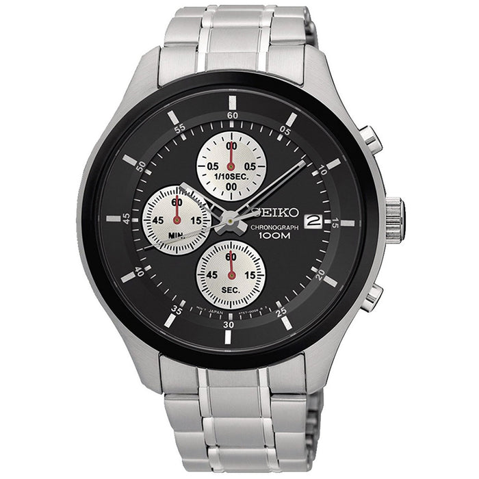 Seiko Men's Classic Black Dial Watch - SKS545P1