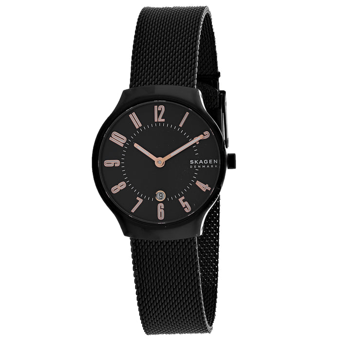 Skagen Women's Grenen Black Dial Watch - SKW2806