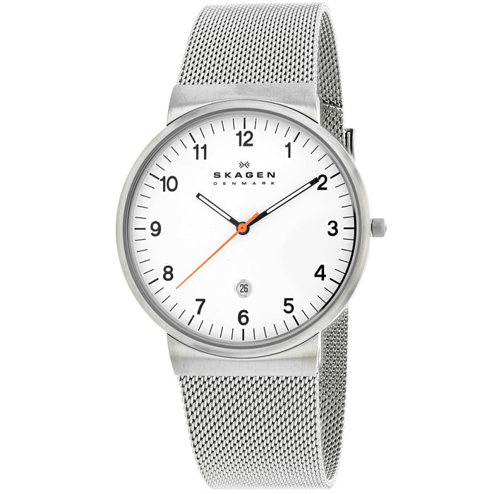 Skagen Men's Ancher White Dial Watch - SKW6025