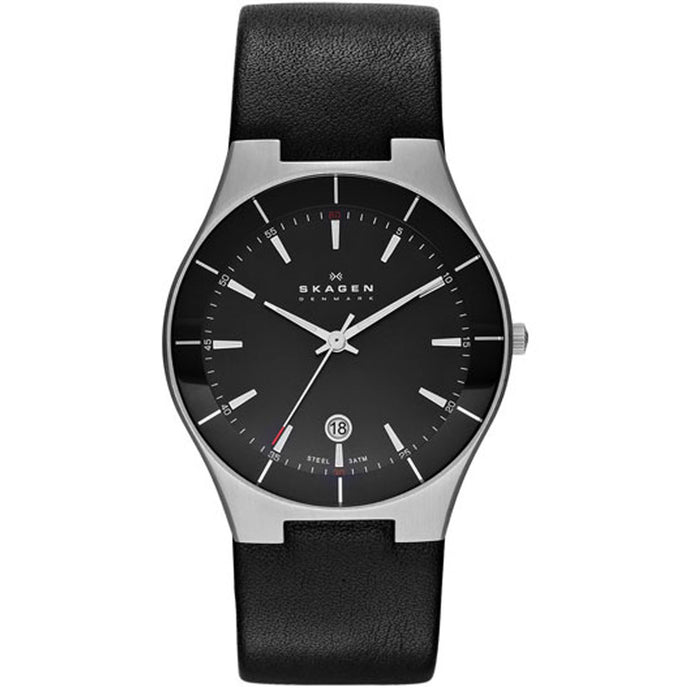 Skagen Men's Classic Black Dial Watch - SKW6039