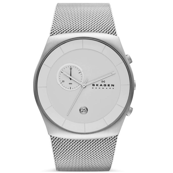 Skagen Men's Classic White Dial Watch - SKW6071