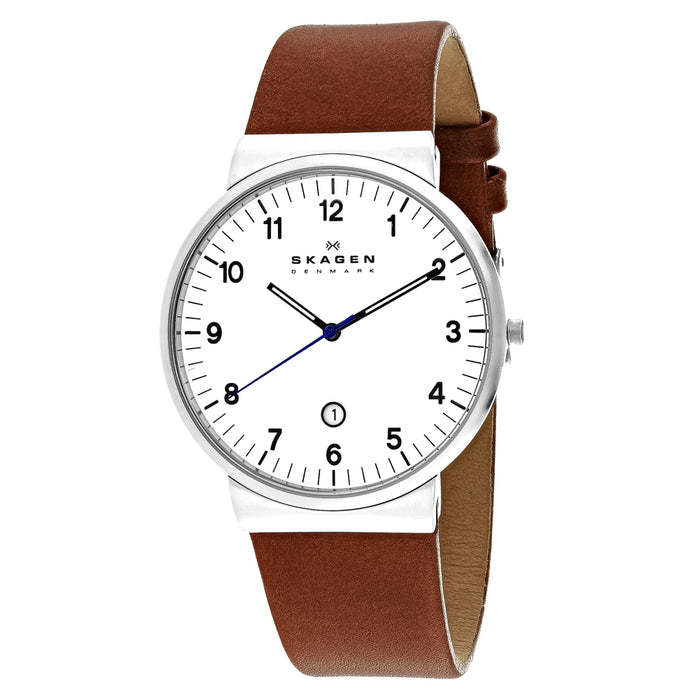 Skagen Men's Ancher White Dial Watch - SKW6082