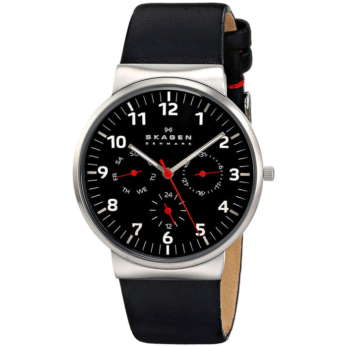 Skagen Men's Classic Black Dial Watch - SKW6096