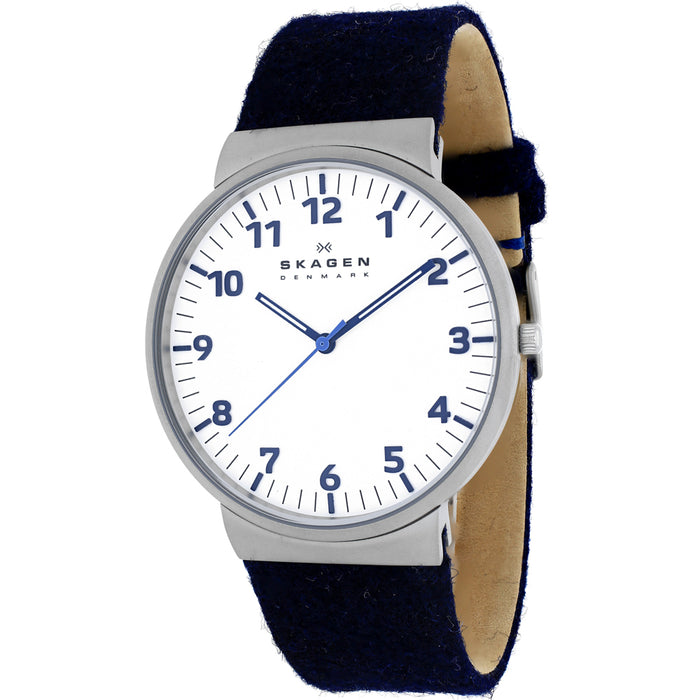Skagen Men's Ancher White Dial Watch - SKW6098