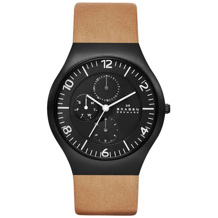 Skagen Men's Classic Black Dial Watch - SKW6114