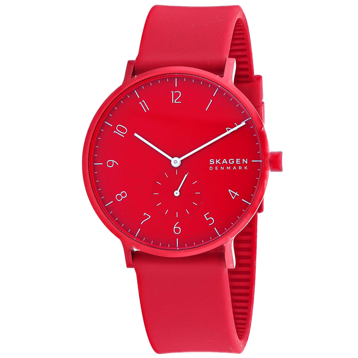 Skagen Men's Aaren Kulor Red Dial Watch - SKW6512