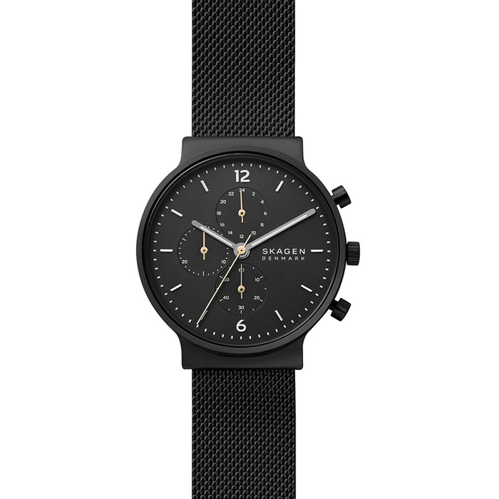 Skagen Men's Ancher Black Dial Watch - SKW6762