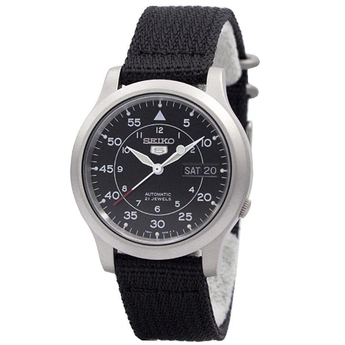 Seiko Men's Classic Black Dial Watch - SNK809K2