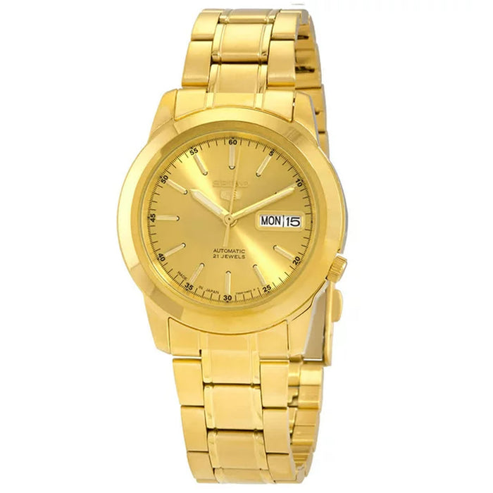 Seiko Men's Classic Gold Dial Watch - SNKE56J1