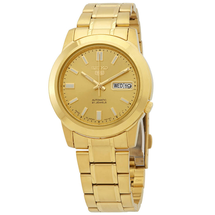Seiko Men's Classic Gold Dial Watch - SNKK20J1