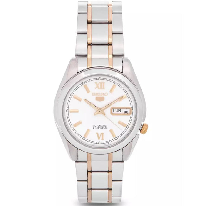 Seiko Men's Classic White Dial Watch - SNKL57K1