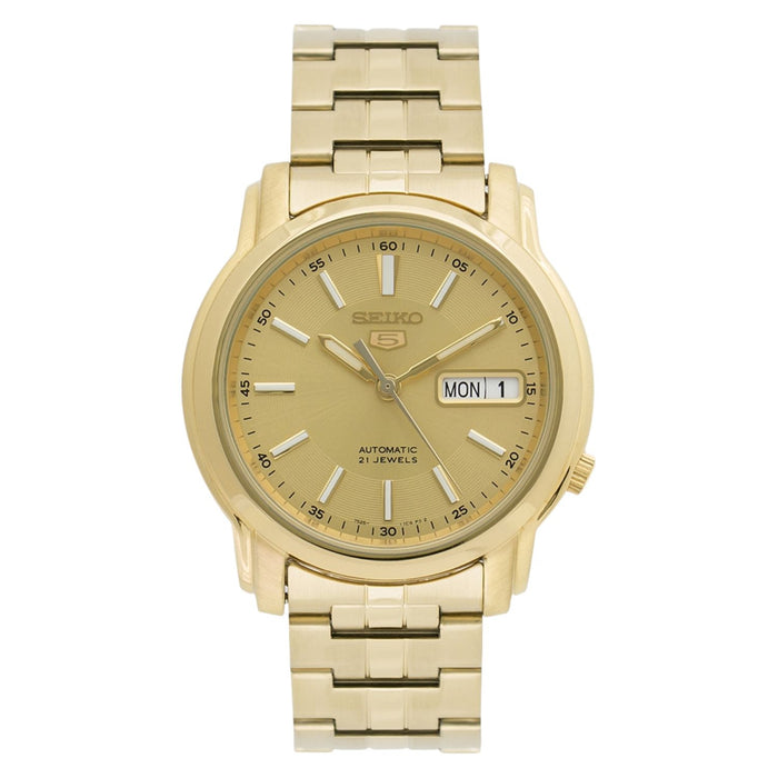 Seiko Men's Classic Gold Dial Watch - SNKL86K1