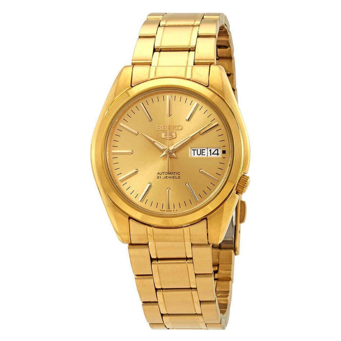 Seiko Men's Classic Gold Dial Watch - SNXL72K1